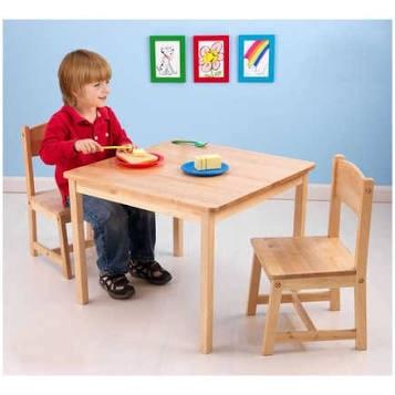 Kidkraft aspen table & 2 store chair set